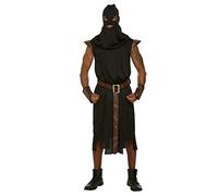 Adult Men's Historical Executioner Halloween Fancy Dress Party Costume Outfit Black