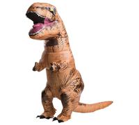 Adult Mens Inflatable T-Rex Costume Dinosaur Jurassic Park World Fancy Dress