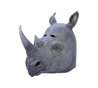 Adult Mens Ladies Novelty Funny Rhino Stag Hen Night Fancy Dress Animal Mask