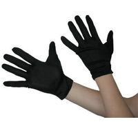 Adult Mens Short Black Gloves