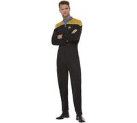 Adult Men's Star Trek Voyager Operations Uniform Fancy Dress Costume
