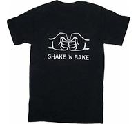 Adult Men's Talladega Nights The Ballad of Ricky Bobby Shake N Bake T-Shirt Tee Black