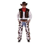 Adult Men's Western Cowboy Chaps Fancy Dress Costume. XL Size Costume. Perfect For A Stag Do or for any Cowboys and Indians Inspired Events.