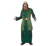 Adult Mens Wise Man Fancy Dress Costume - Green (One Size)