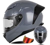 Adult Modular Motorcycle Helmet ECE22.06 Certified Flip-Up Dual Visor Full Face Helmets for Men &Amp; Women Moto ATV UTV Snowmobile ADV Four Wheeler Street Bike 7,S/(55~56cm)