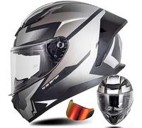 Adult Modular Motorcycle Helmet ECE22.06 Certified Flip-Up Dual Visor Full Face Helmets for Men &Amp; Women Moto ATV UTV Snowmobile ADV Four Wheeler Street Bike 11,S/(55~56cm)