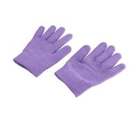 Adult Moisturising Gel Hand Gloves Purple 1 Pair Cotton Yarn