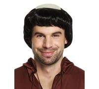 Bristol Novelty BW640 Short Hair and Monk Wig, Brown, One Size