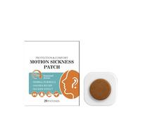 Adult Motion Sickness Patches, 72-Hour Long-Lasting Relief for Travel Nausea, Convenient and Invisible Motion Sickness Patches, Natural Herbal Formula, Apply Behind The Ear, Fast-Acting, 20 Patches