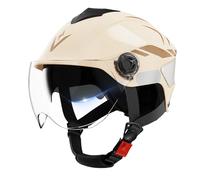 Adult Motorcycle Helmet - Lens Riding Helmets, Adjustable Fit Gear | UV Protection Hard Shell Safety Hat, Son Family Friends Travel Outdoor Sports, Comfortable Headwear Hats for Men Women Husband