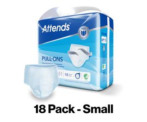 Adult Nappies Incontinence Pull up Pants ATTENDS 6S SMALL x 18