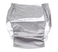 Adult Nappies - New Adult Washable Diaper Adjuatable Incontinent Care Cloth Diaper, Breathable Nappy Pants Reusable Elderly Cloth Diaper Pants Personal Care(Gray)
