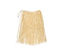 Adult Natural Raffia Long Hawaiian Skirt