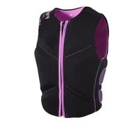 Adult Neoprene Life Jacket with Buoyancy Aid, Breathable Anti-Collision Swim Vest and Adjustable Flotation Device for Swimming, Surfing, Fishing, Boating(Purple,4XL)