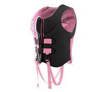 Adult Neoprene Life Jacket with Buoyancy Aid, Breathable Anti-Collision Swim Vest and Adjustable Flotation Device for Swimming, Surfing, Fishing, Boating