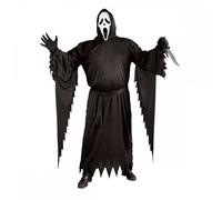 Adult Official Scream Ghost Face®Classic Costume Halloween Fancy Dress PLUS SIZE