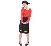 Adult Olive OYL Fancy Dress Costume Medium/Large