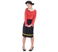 Adult Olive OYL Fancy Dress Costume X-Large