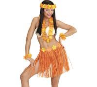 Adult Orange and Yellow Hawaiian Kit