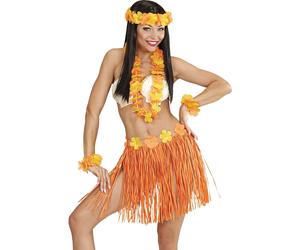 Adult Orange and Yellow Hawaiian Kit