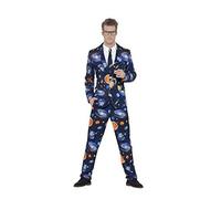 Adult Outer Space Solar Planets 3 Piece Suit Fancy Dress Comedy Costume