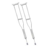 Adult Pair of Under Arm Crutches Lightweight Height Adjustable Aluminium Drive
