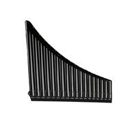 Adult Pan Flute Easy To Learn Pan Flute 16 18 Pipe C Key Instrument Straight Or Curved Playing Exercises(18 dark brown)