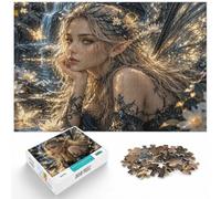 Adult Paper Jigsaw Puzzle Fairy Waterfall Flowers 1000pcs (52x38cm) | For quiet time before New Year: Adult jigsaw puzzle with 1000 pieces turns winter downtime into puzzle time.