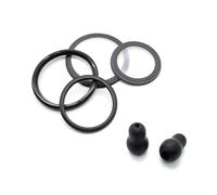 Adult + Pediatric Diaphragm with Rim Assemblies. Fits Cardiology III (3) + 2 Extra Ear Pieces. Compatible with Littmann and Other Stethoscopes