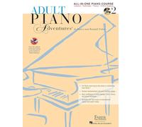 Faber Piano Adventures – Adult Piano Adventures All-in-One Book 2 – w/ CD, DVD & Online Support