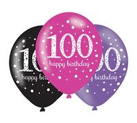 Adult Pink Celebration 100th Latex Balloons