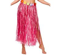Adult Pink Hawaiian Hula Skirt - Long (80cm) - One Size