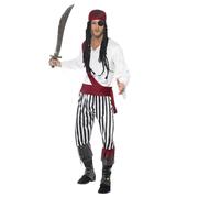 Adult Pirate Man Fancy Dress Party Costume