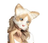Adult plush cat mask