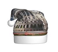 Adult plush Christmas hat HJFCZH United States Capitol Prints soft and comfortable for parties dances Halloween