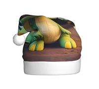 Adult plush Christmas hat MJHKXLJ Cute toy dinosaur Printed with soft touch for Christmas party