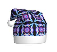 Adult plush Christmas hat MJHKXLJ Four Dimensional Space Printed with soft touch for Christmas party