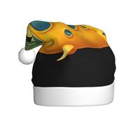 Adult plush Christmas hat MJHKXLJ Pineapple Submarine Printed with soft touch for Christmas party