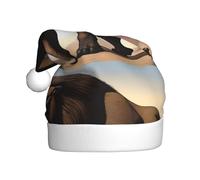 Adult plush Christmas hat WHJSHOP Ancient Behemoth Picture soft and comfortable for parties dances Halloween