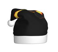 Adult plush Christmas hat WHJSHOP Cat's tail on fire Picture soft and comfortable for parties dances Halloween