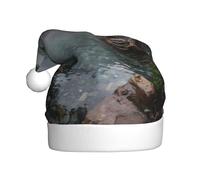 Adult plush Christmas hat WHJSHOP Comfortable hot springs Pattern with soft touch for Christmas party