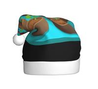 Adult plush Christmas hat WHJSHOP Fertile ant farm Pattern with soft touch for Christmas party