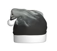 Adult plush Christmas hat WHJSHOP Floating Ghost Pattern with soft touch for Christmas party