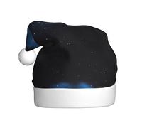 Adult plush Christmas hat WHJSHOP Nebula in the starry sky Picture soft and comfortable for parties dances Halloween