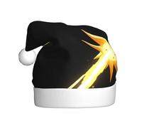 Adult plush Christmas hat WHJSHOP Rocket launch countdown Pattern with soft touch for Christmas party