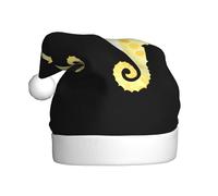 Adult plush Christmas hat WHJSHOP Shy little seahorse Picture soft and comfortable for parties dances Halloween