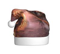 Adult plush Christmas hat WHJSSF Cherry blossoms in Washington, DC Printed soft and comfortable for parties dances Halloween