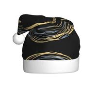 Adult plush Christmas hat YYHHAOFA Endless things to think about Picture with soft touch for Christmas party suitable for men and women