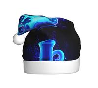 Adult plush Christmas hat YYHWHJDE Magic Potion Printing soft and comfortable for parties dances Halloween