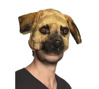 Boland - Plush half mask, one size, face mask, animal mask, fur mask, accessory, costume, fancy dress, carnival, theme party